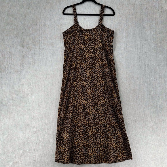 Contessa di Roma Nightgown Chemise Robe Set Womens SMALL Leopard Cheetah Print - Picture 5 of 15